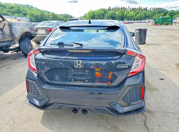 SHHFK7H98JU407937 2018 HONDA CIVIC Black Front interior view