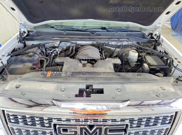 3GTU2PEJ3JG337412 2018 GMC SIERRA Белый Вид подкапотного пространства