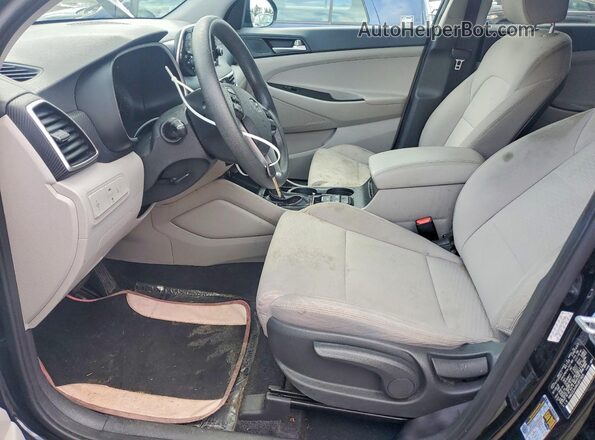 KM8J2CA49KU857605 2019 HYUNDAI TUCSON Black Widok deski rozdzielczej