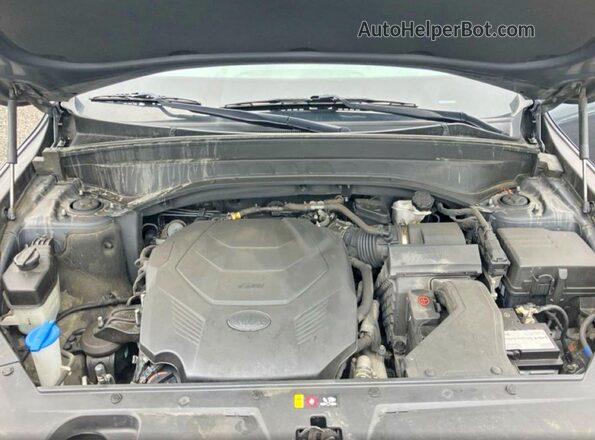 5XYP6DHC4LG017238 2020 KIA TELLURIDE Black Առջևի վահանակի տեսք