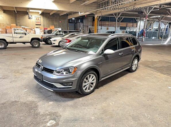 3VWH17AU3HM538840 2017 VOLKSWAGEN GOLF Gray Задня права чверть