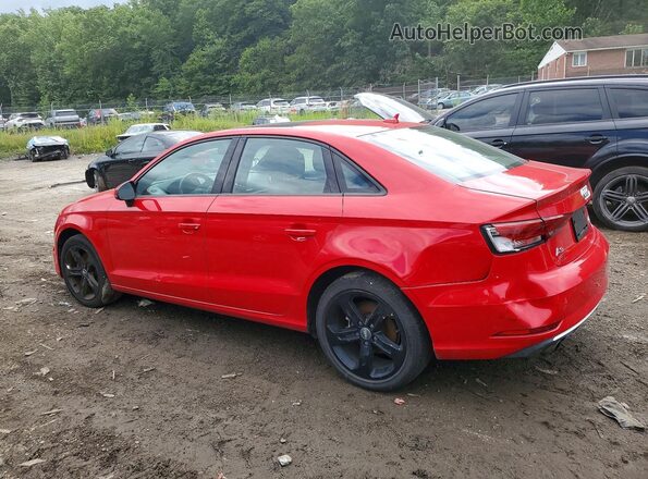WAUB8GFFXJ1072533 2018 AUDI A3 Red Задня права чверть