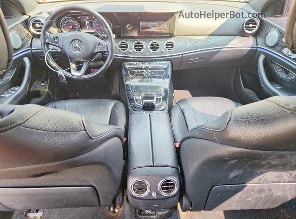 WDDZF4KB8HA146850 2017 MERCEDES-BENZ E Gray ხელსაწყოთა პანელის ხედი