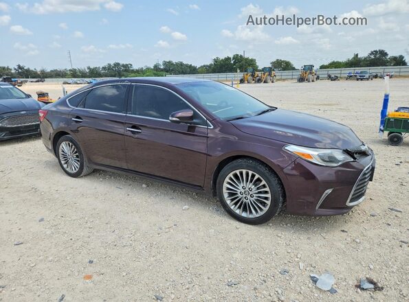4T1BK1EBXJU274377 2018 TOYOTA AVALON Фиолетовый Вид спереди