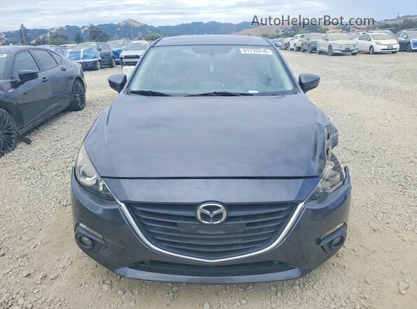 JM1BM1M79G1348779 2016 MAZDA 3 Gray Вид ззаду