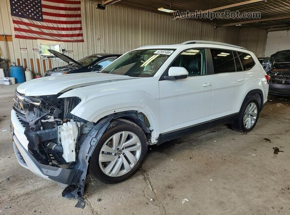 1V2BP2CAXMC547185 2021 VOLKSWAGEN ATLAS Белый Задняя левая четверть