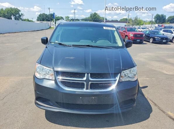 2C4RDGCG4GR380313 2016 DODGE CARAVAN Black Вид ззаду