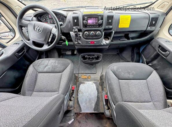 3C6MRVJG8ME563186 2021 RAM PROMASTER Blue Սարքավորումների վահանակի տեսք