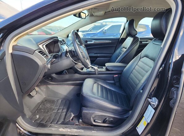3FA6P0HD3HR244451 2017 FORD FUSION Black წინა პანელის ხედი