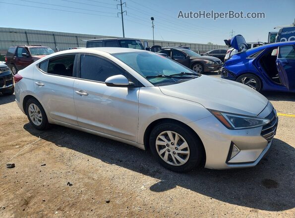 5NPD74LF9KH482297 2019 HYUNDAI ELANTRA Silver წინა ხედი