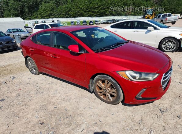 KMHD84LF6HU177802 2017 HYUNDAI ELANTRA Red Vista frontal