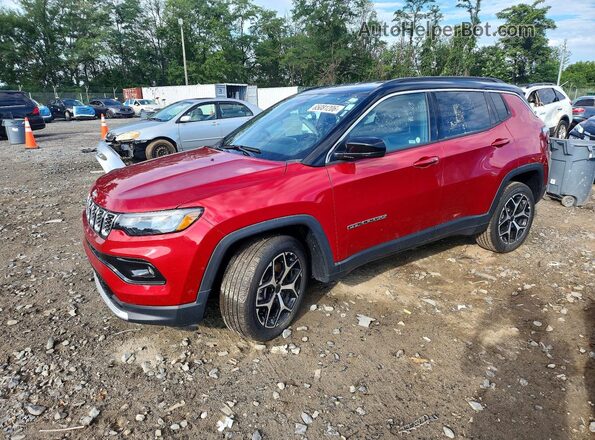 3C4NJDCNXST623407 2025 JEEP COMPASS Red Rear left