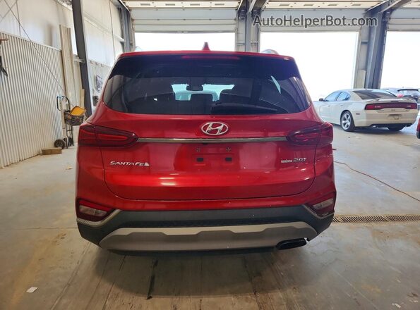 5NMS5CAA9LH297986 2020 HYUNDAI SANTA Red Front interior view