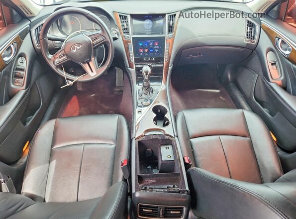 JN1EV7AP8KM511966 2019 INFINITI Q50 Silver Вид щитка приладів