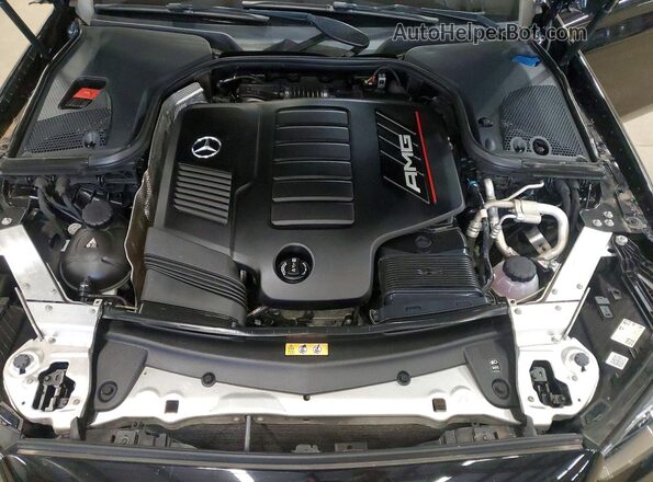 W1KZF6BB1NB036188 2022 MERCEDES-BENZ E Black Vista del compartimento del motor