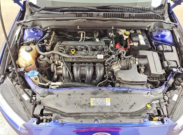 3FA6P0H70GR260664 2016 FORD FUSION Blue Widok komory silnika
