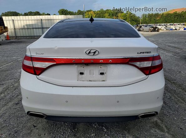 KMHFH4JG2GA504782 2016 HYUNDAI AZERA White Սալոնի դիմացի տեսք