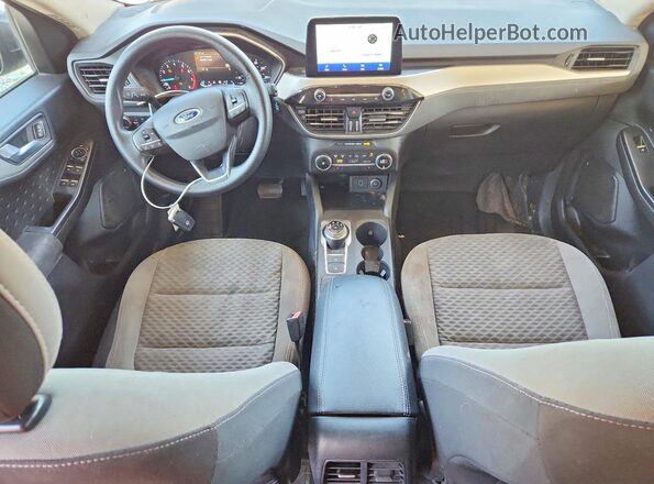 1FMCU0G61LUB80769 2020 FORD ESCAPE Gray Instrument cluster view