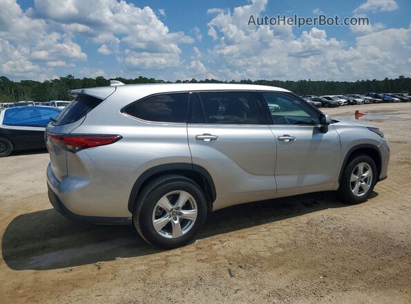 5TDCZRAH8MS070389 2021 TOYOTA HIGHLANDER Silver Առջևի աջ