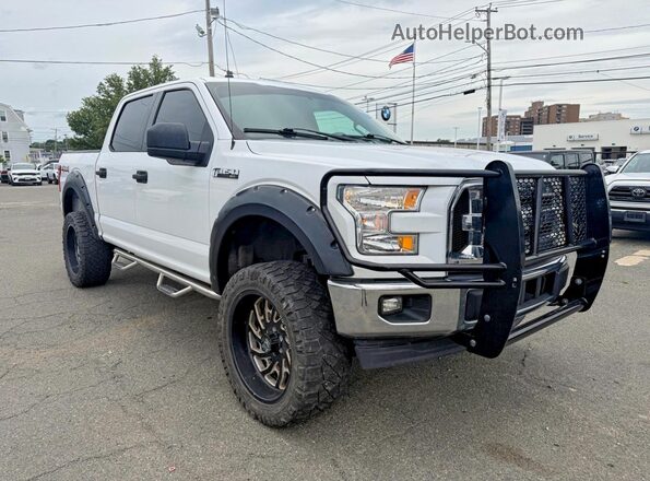 1FTEW1EG6HKD74905 2017 FORD F150 White Հետևի ձախ