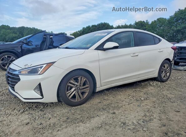 5NPD84LF6KH443230 2019 HYUNDAI ELANTRA White უკანა მარცხენა