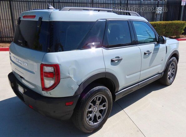3FMCR9B64PRE04496 2023 FORD BRONCO Синий Передняя правая четверть