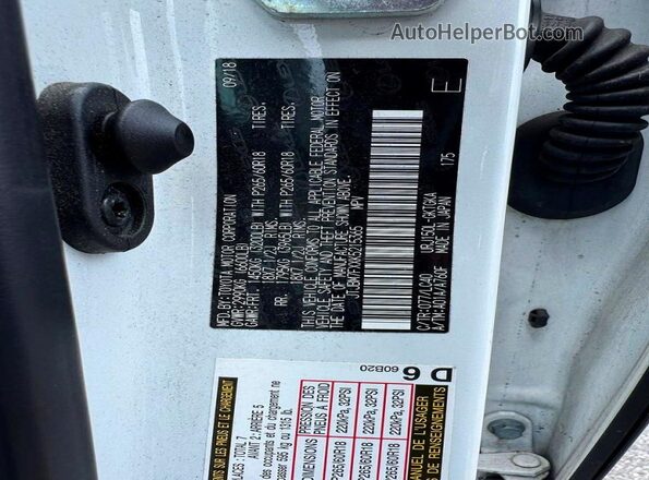 JTJBM7FXXK5215365 2019 LEXUS GX White Rear interior view