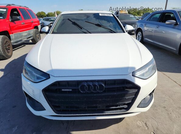 WAUABAF46MA053684 2021 AUDI A4 White უკანა ხედი