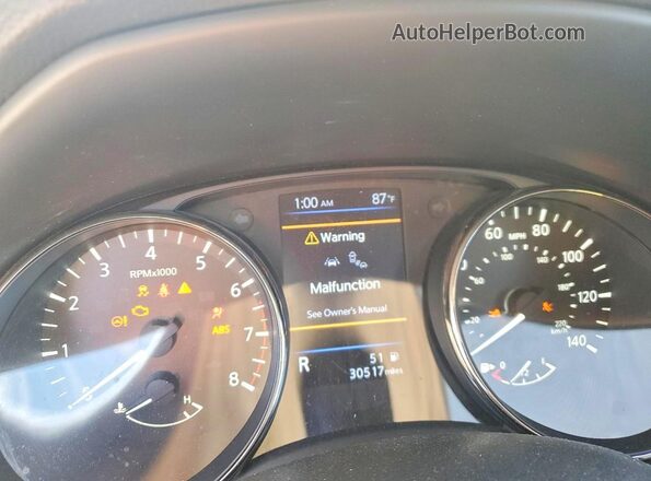 JN1BJ1CV8LW548500 2020 NISSAN ROGUE Silver Հետևի նստատեղերի տեսք