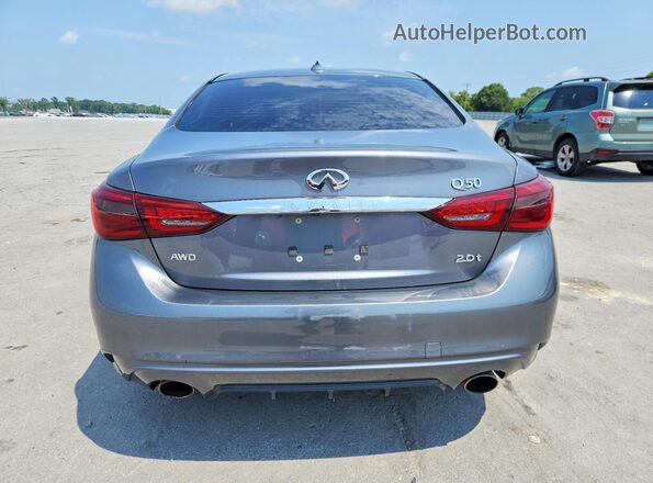 JN1CV7AR8KM350074 2019 INFINITI Q50 Silver Սալոնի դիմացի տեսք