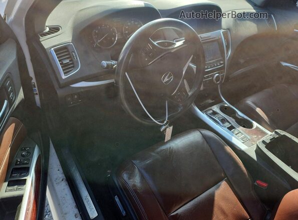 19UUB3F57GA001247 2016 ACURA TLX White ხელსაწყოთა პანელის ხედი
