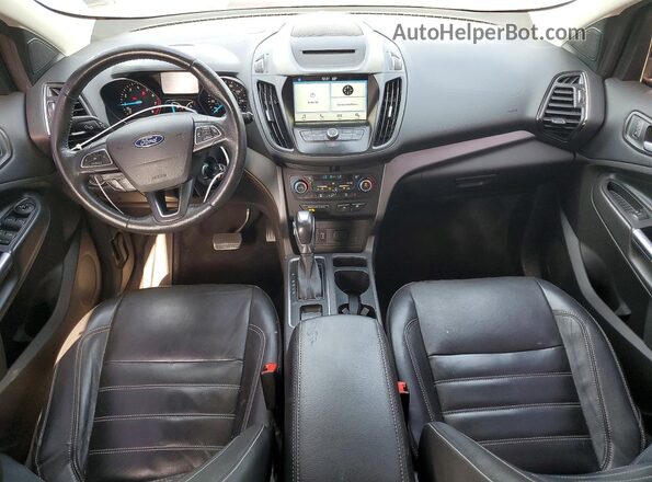 1FMCU0HDXJUC03797 2018 FORD ESCAPE Серый Вид щитка приборов