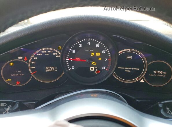 WP0AA2A76JL119647 2018 PORSCHE PANAMERA Black Вид задніх сидінь