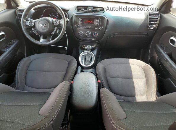 KNDJN2A23G7836775 2016 KIA SOUL White Instrument cluster view