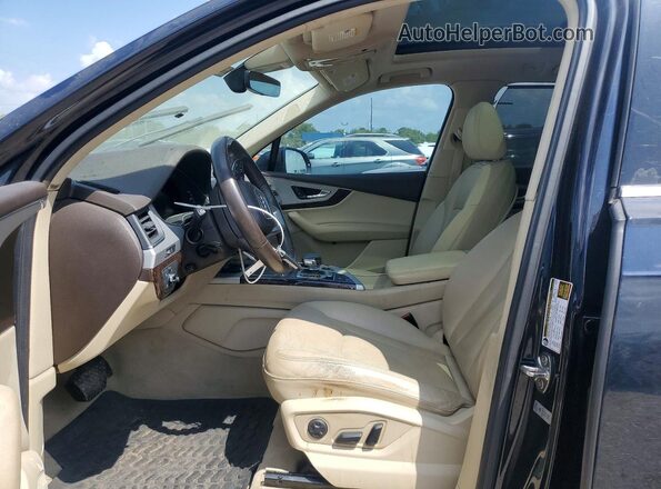 WA1LHAF73JD006816 2018 AUDI Q7 Blue Widok deski rozdzielczej