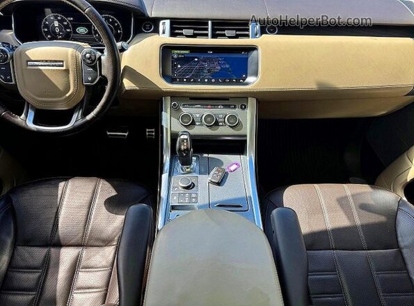 SALWV2FV4HA678579 2017 LAND ROVER RANGE ROVER White Widok zestawu wskaźników