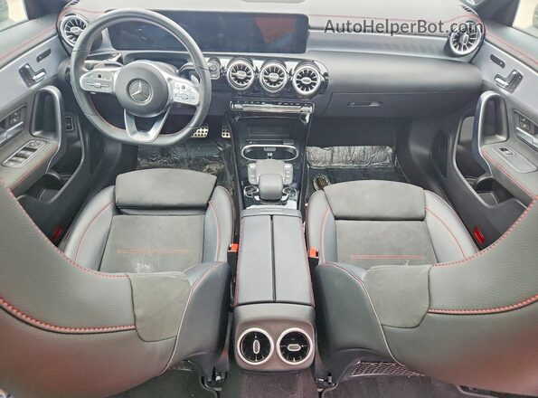 W1K5J4GB4MN153805 2021 MERCEDES-BENZ CLA-CLASS White Instrument cluster view