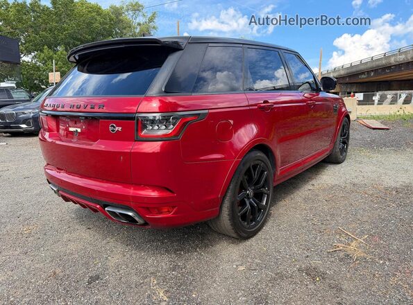 SALWZ2SE8JA191871 2018 LAND ROVER RANGE Red Front right
