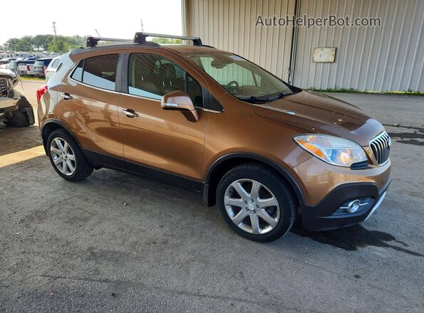 KL4CJHSBXGB644198 2016 BUICK ENCORE Коричневый Вид спереди