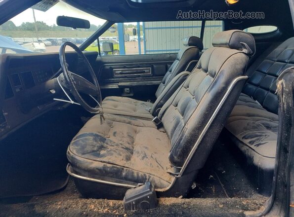 6Y89A822943 1976 LINCOLN CONTINENTA Black Widok deski rozdzielczej