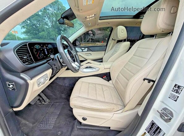 4JGFB8GB5MA396514 2021 MERCEDES-BENZ GLE White VIN sticker view