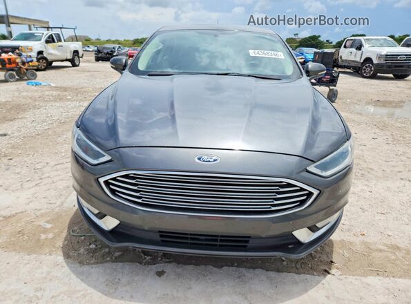 3FA6P0HD8HR372085 2017 FORD FUSION Gray Widok z tyłu