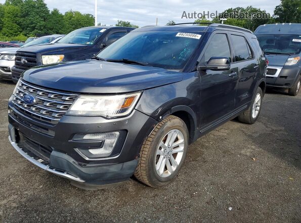 1FM5K7D85HGC64662 2017 FORD EXPLORER Charcoal Tył lewy