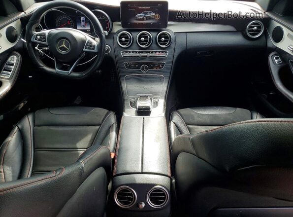 55SWF6EB2JU274470 2018 MERCEDES-BENZ C Silver Vista del cuadro de instrumentos