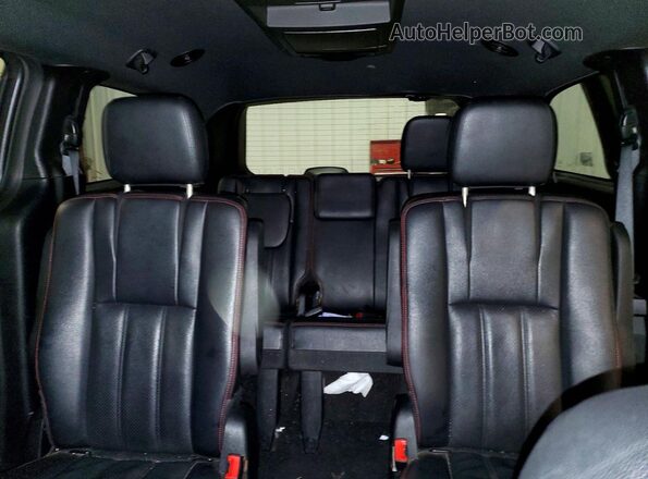 2C4RDGEG5JR249301 2018 DODGE GRAND Серый Вид задней части салона