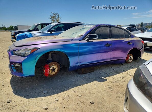 JN1EV7AP8HM739765 2017 INFINITI Q50 Серебряный Задняя левая четверть