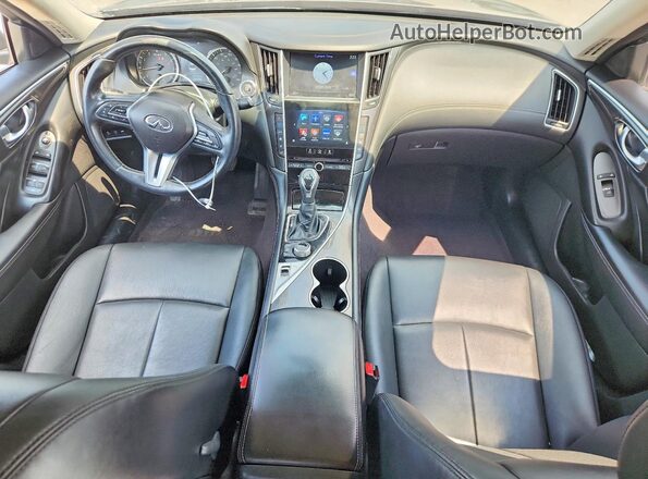 JN1CV7AR8KM350074 2019 INFINITI Q50 Silver Սարքավորումների վահանակի տեսք