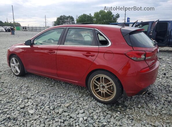 KMHH55LC7JU081768 2018 HYUNDAI ELANTRA Красный Задняя правая четверть