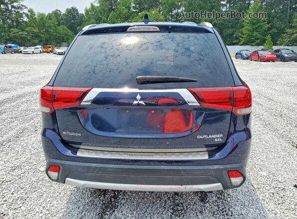 JA4AD3A32JJ003040 2018 MITSUBISHI OUTLANDER Синий Вид салона спереди