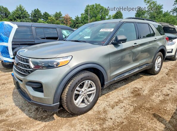 1FMSK8DHXLGB09848 2020 FORD EXPLORER Green Задня ліва чверть